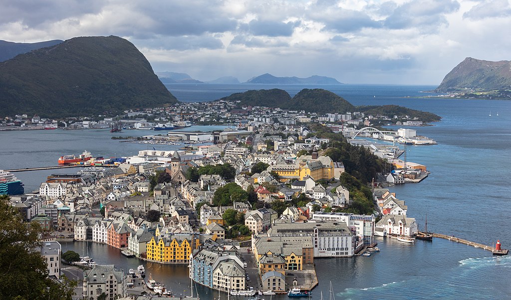 Ålesund fra luften